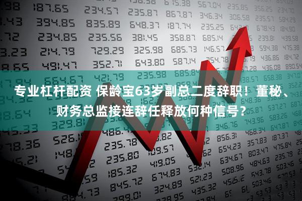 专业杠杆配资 保龄宝63岁副总二度辞职！董秘、财务总监接连辞任释放何种信号？